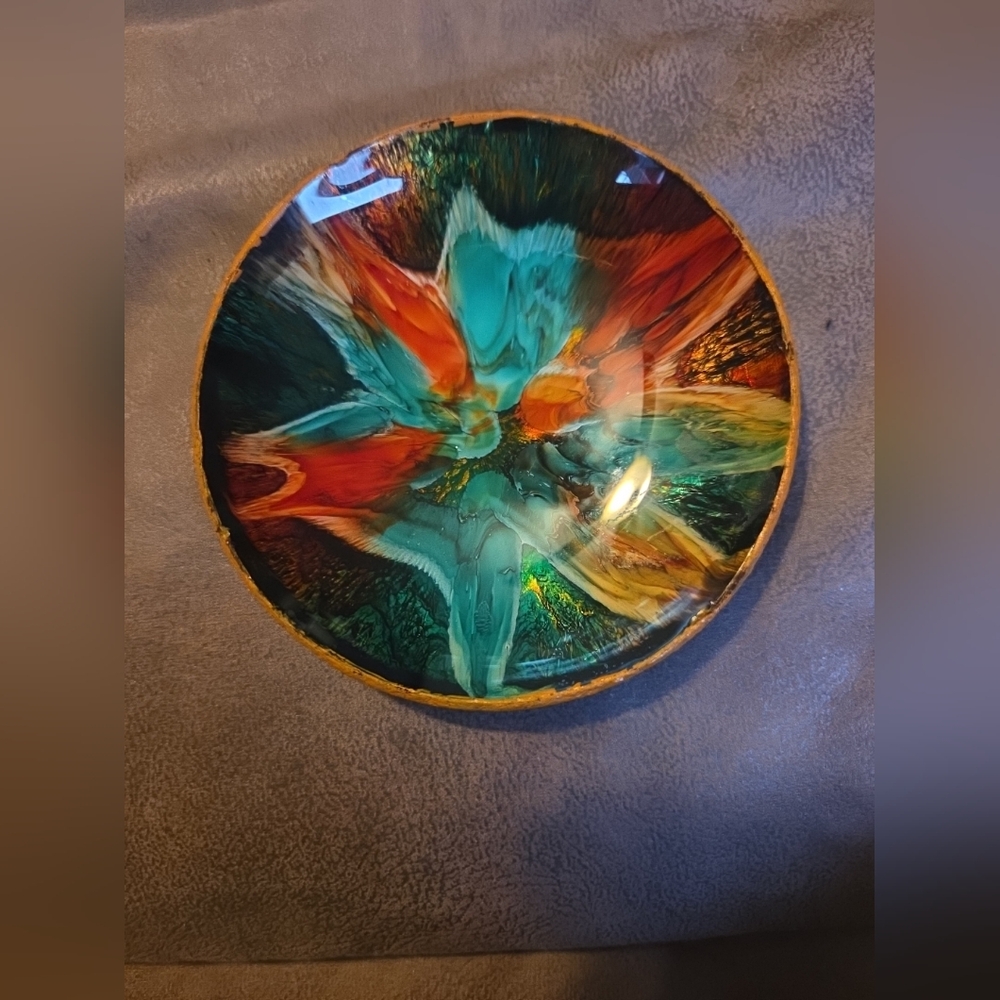 Seetusee Colorful Abstract Art Bowl Set Of 4 Clay Dishes